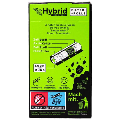 Hybrid Supreme Filters Kombipack 33 Aktivkohlefilterfilter + 4m Paper Rolls