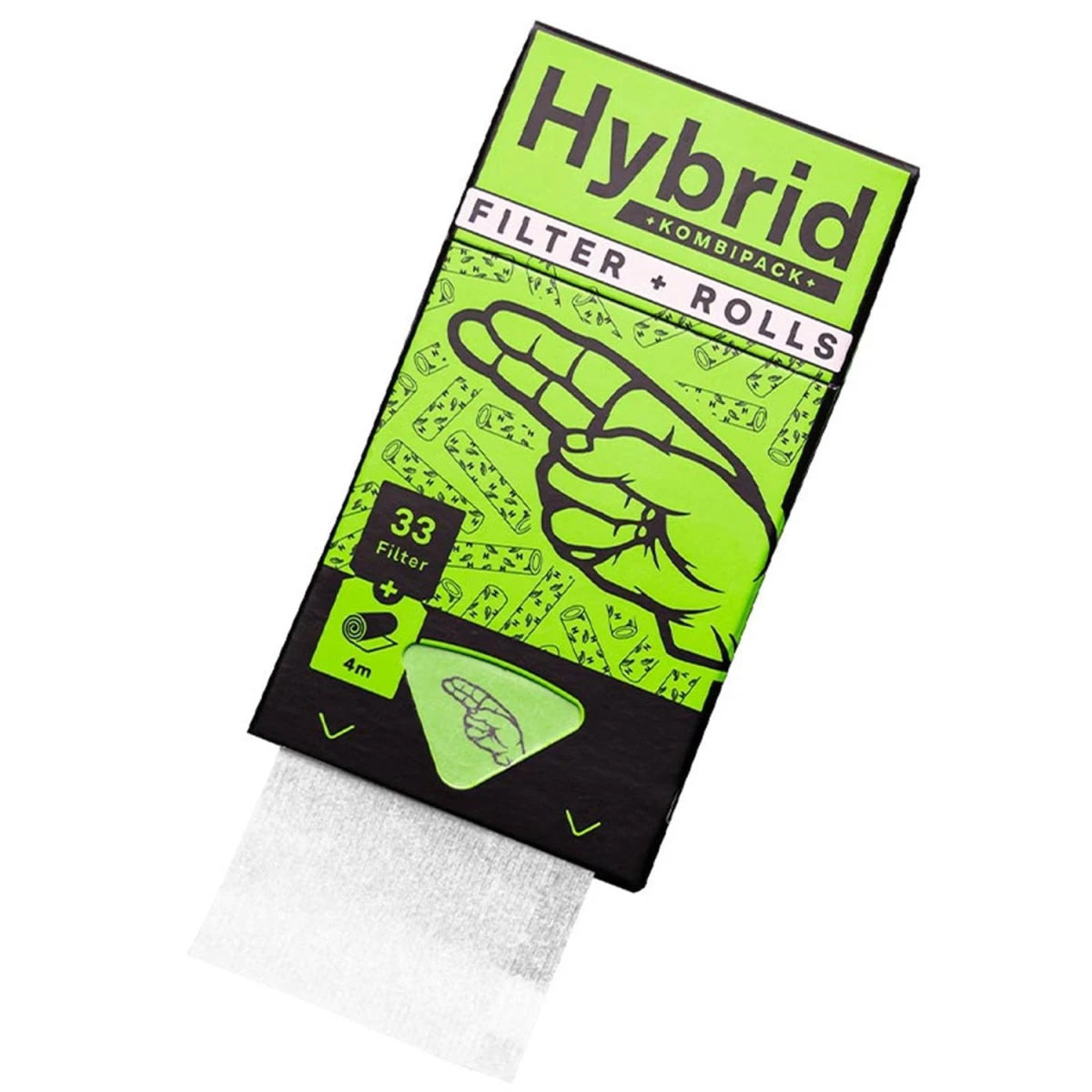 Hybrid Supreme Filters Kombipack 33 Aktivkohlefilterfilter + 4m Paper Rolls