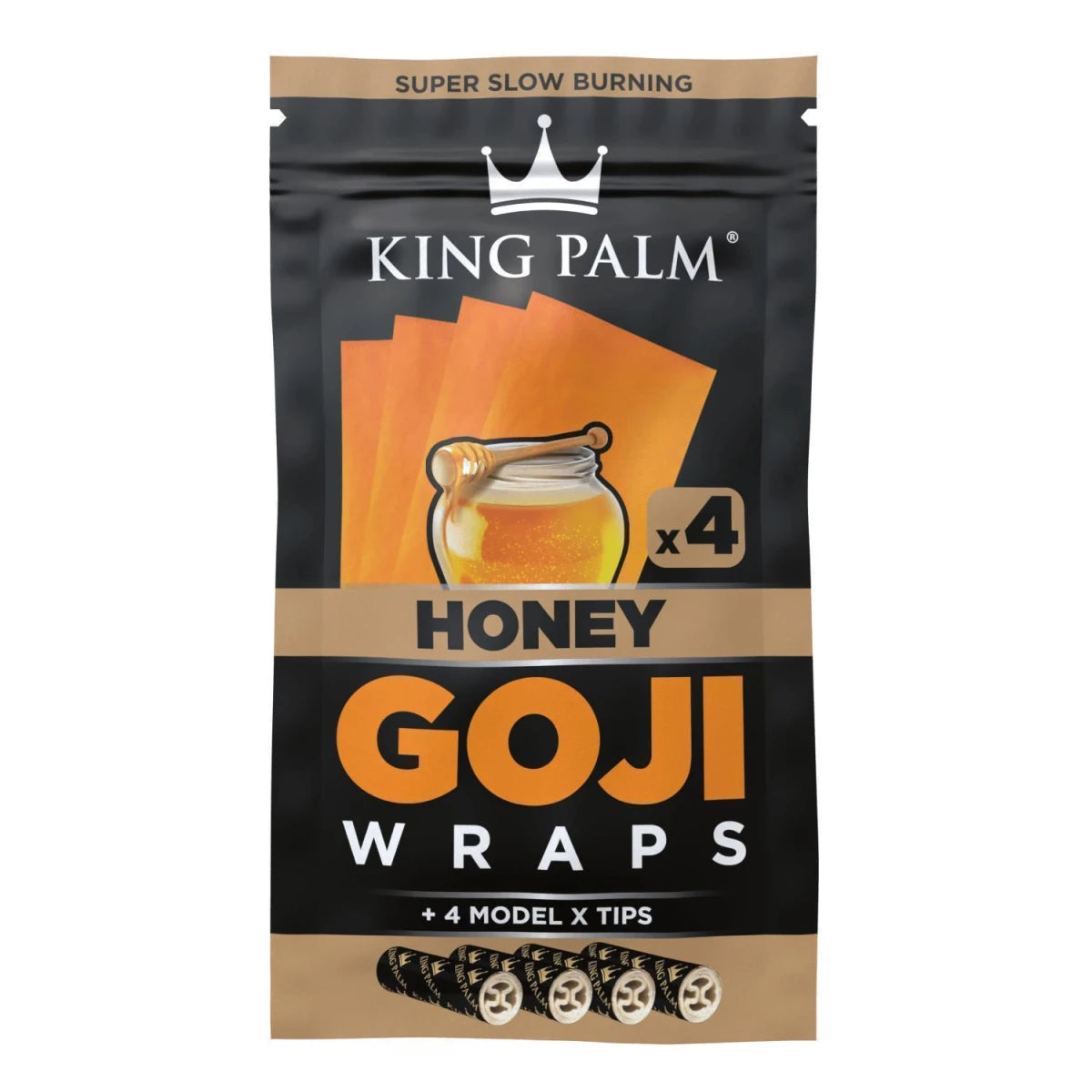 King Palm GOJI Wraps 4er Pack + 4 Tips