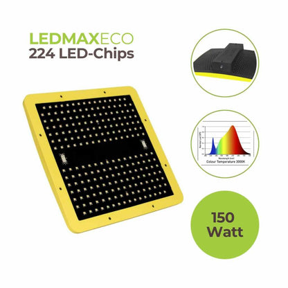 LEDMAXECO 150W | LED Pflanzenlampe | Garden Highpro | 292,5 µmol/s