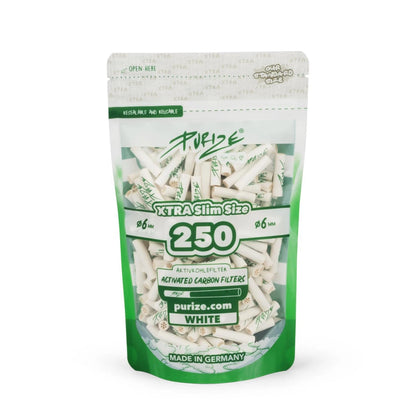 PURIZE Aktivkohlefilter XTRA Slim 6mm 250er
