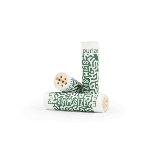 PURIZE Aktivkohlefilter Slim Size 7mm (50 Stück)