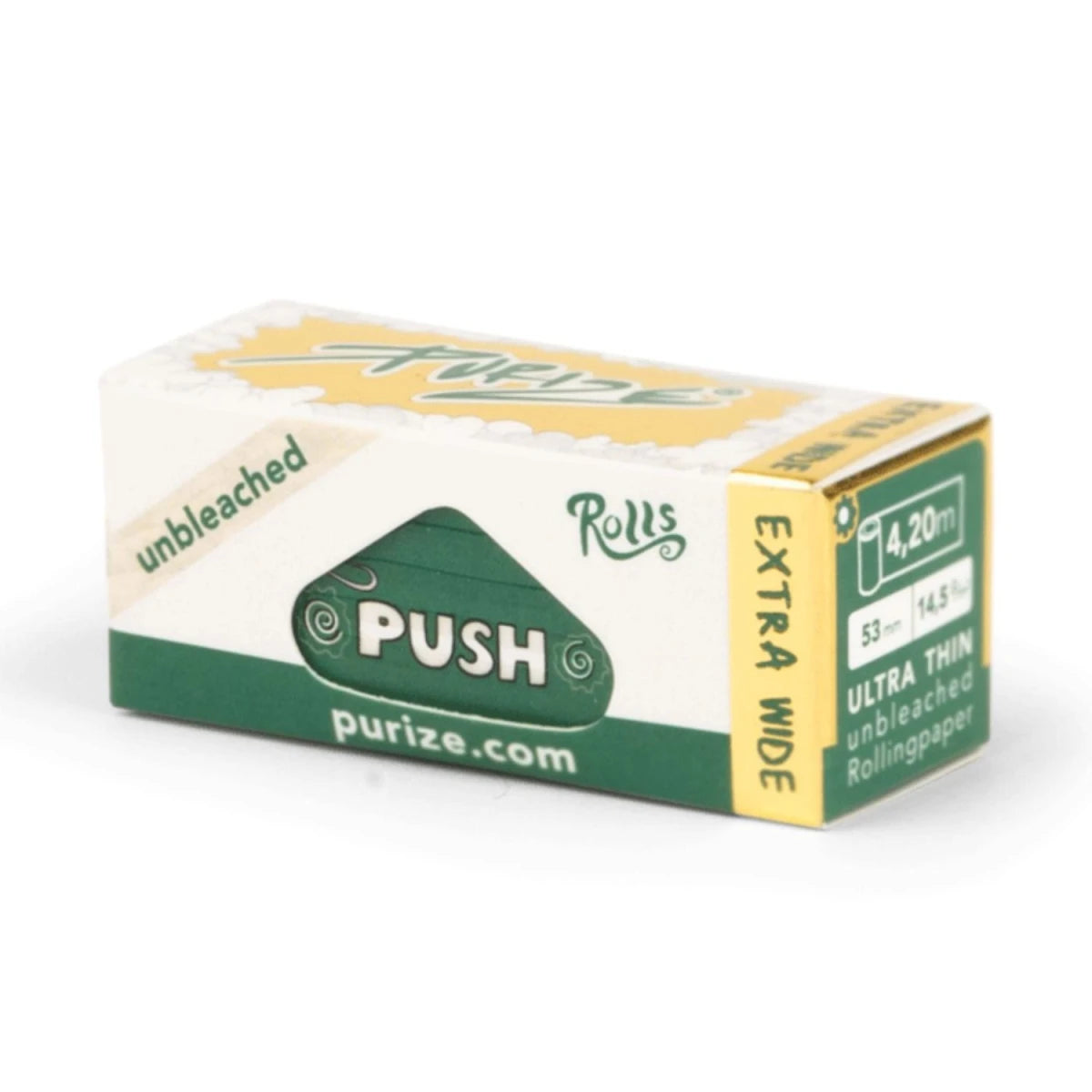 PURIZE Pink / Brown(Unbleached) / Wide Rolls 44mm x 4m / 53mm x 4,2m Papers