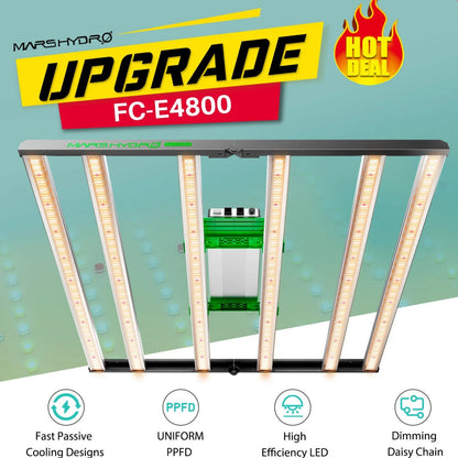 Mars Hydro Smart FC-E 4800 LED Grow Light Bar Vollspektrum